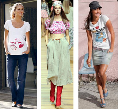 Модные топы и футболки 2011 для девушек