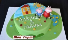 Как украсить детский торт для девочки?