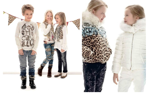Детская одежда и взрослые тенденции в коллекции Roberto Cavalli 2012