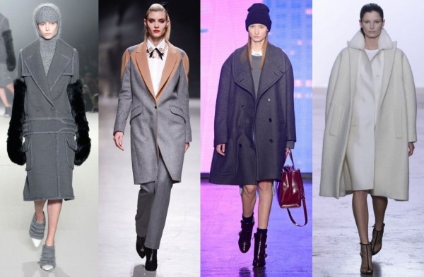 Женственность — примета модного пальто 2014-2015
